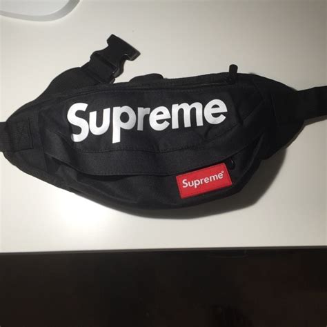 supreme lv fanny pack black|shoulder fanny pack supreme.